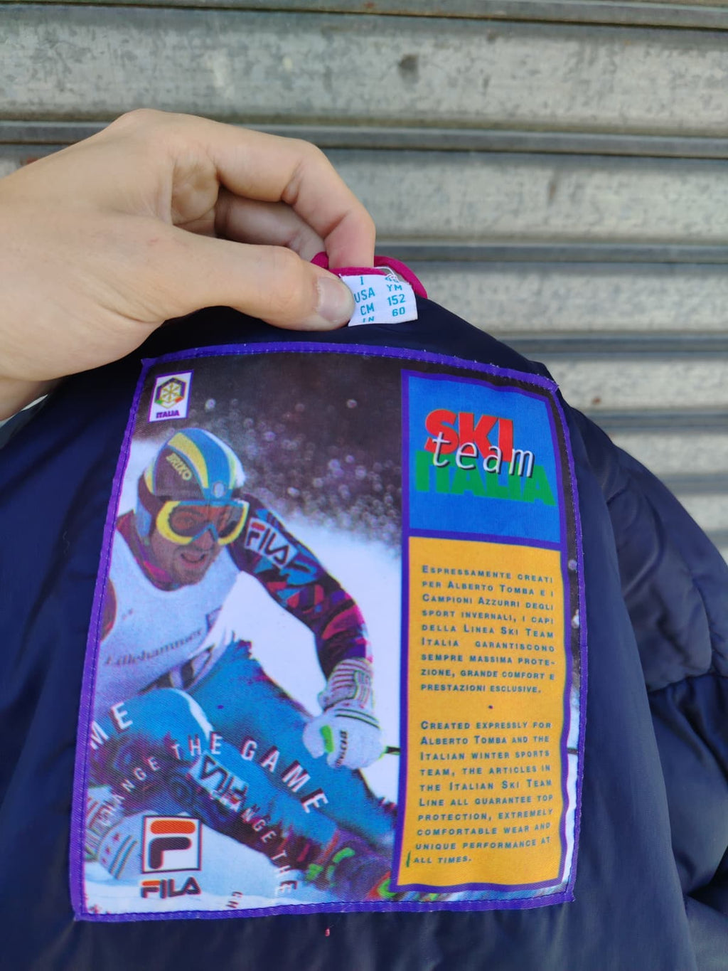 Giacca da Sci Vintage FILA "Ski Team Italia" – Anni 90'
