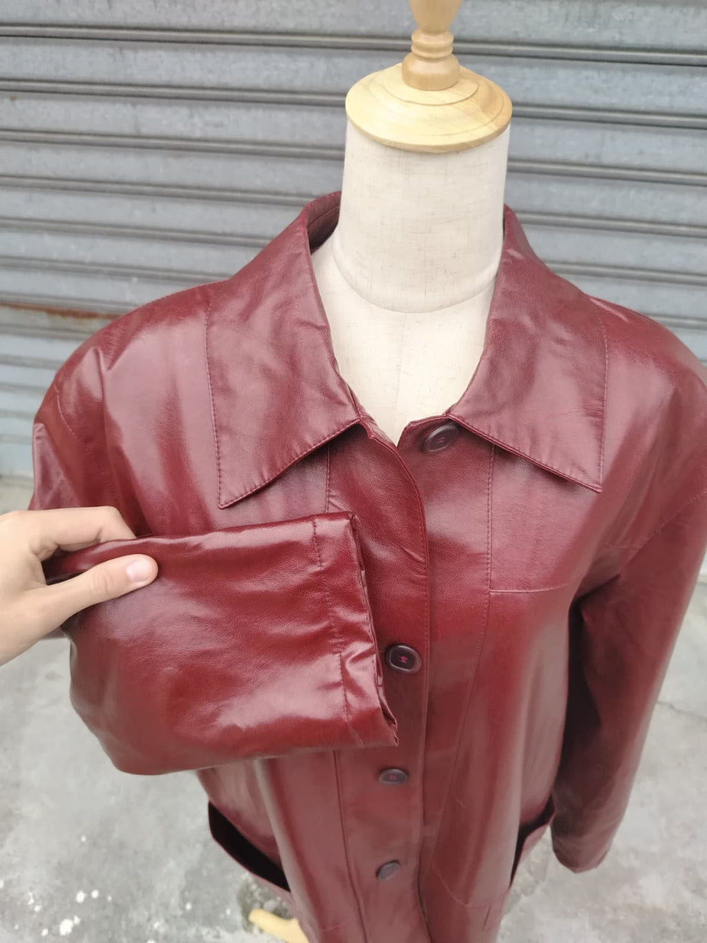 Car Coat Vintage in pelle anni 90'