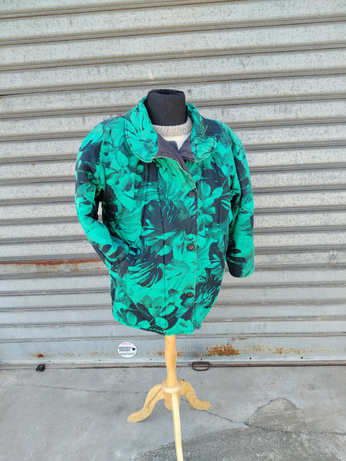 Giacca Vintage Oversize Vegetata
