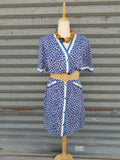 Abito in cotone anni 80' - Vestito da mare vintage