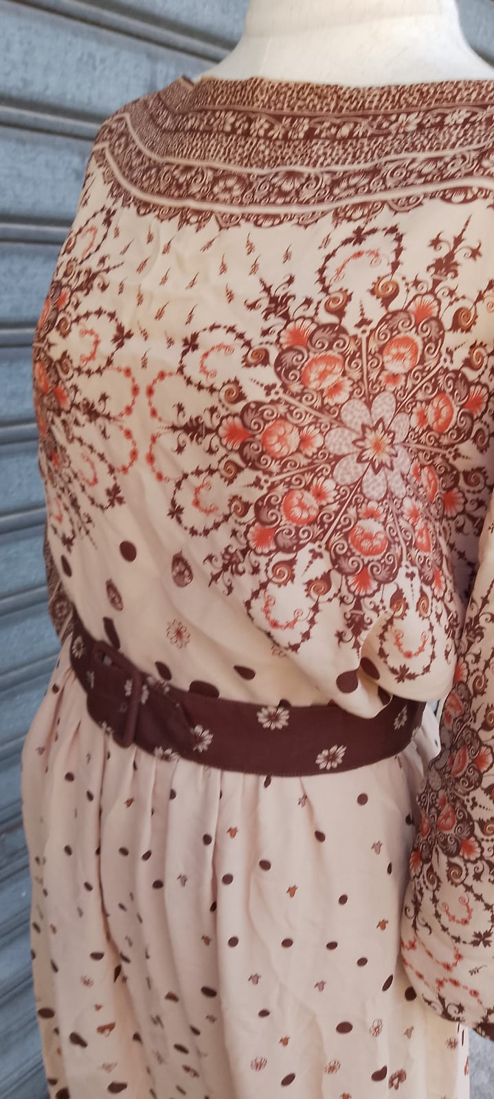 Abito anni 70' sartoriale - Vestito elegante Vintage