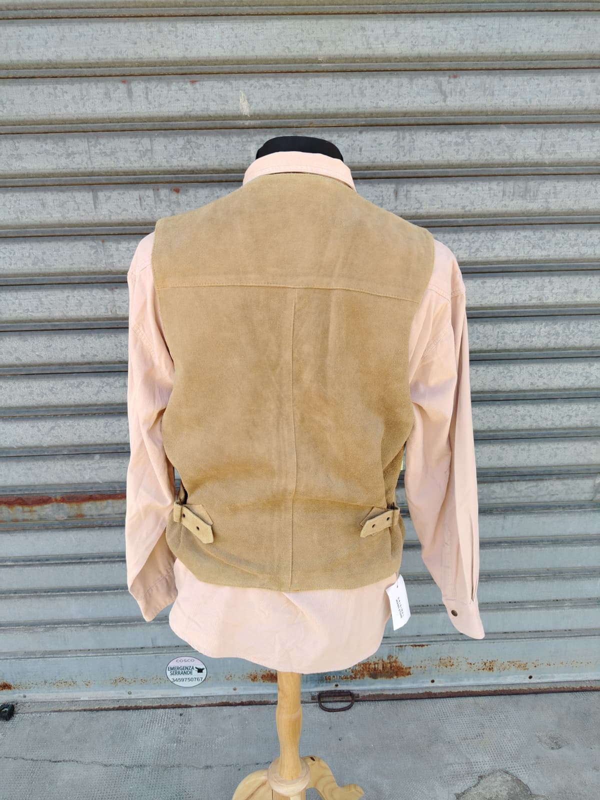 Gilet in pelle anni 80'