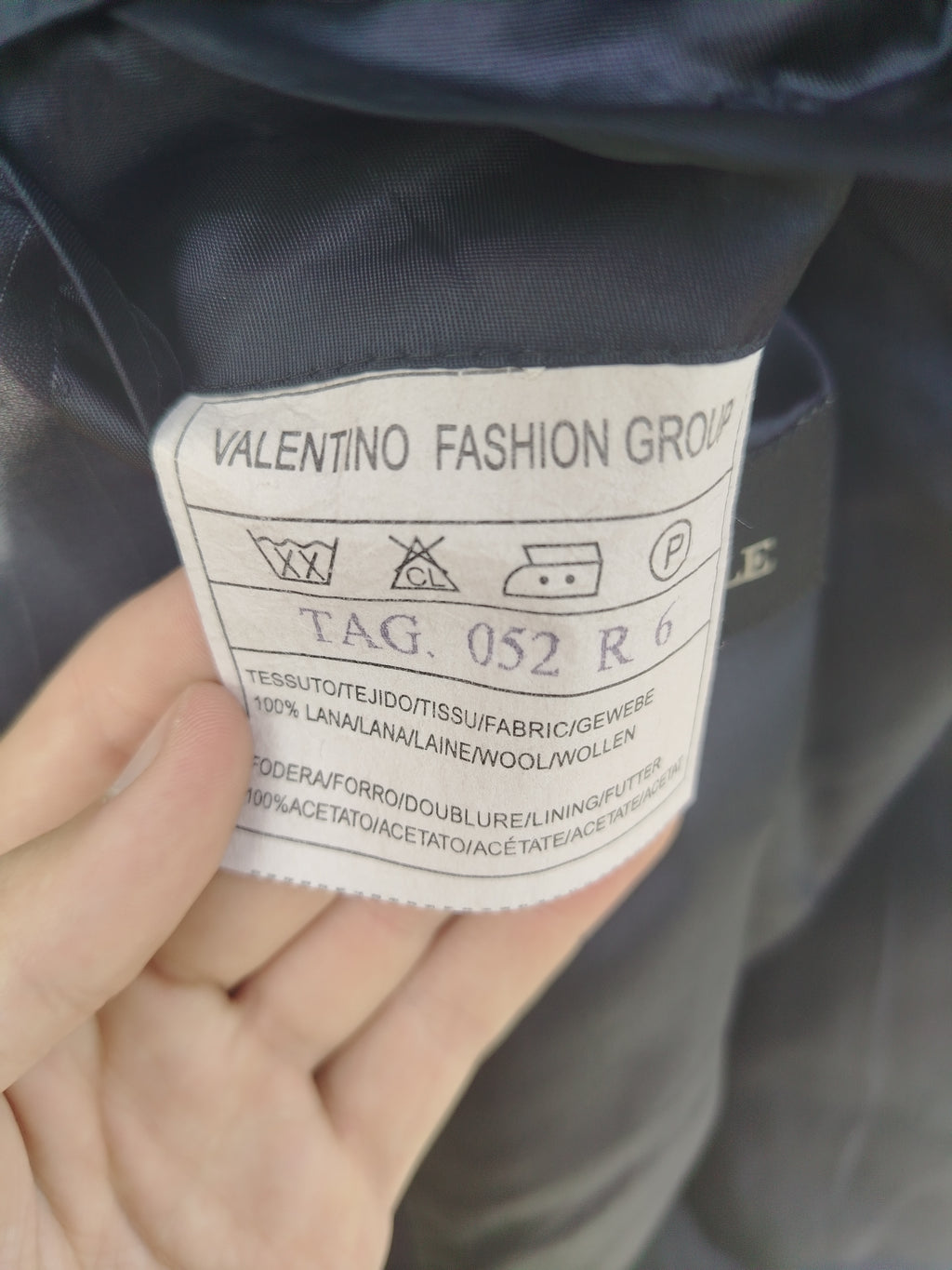 Completo gessato due pezzi - Abito Lebole Valentino Fashion