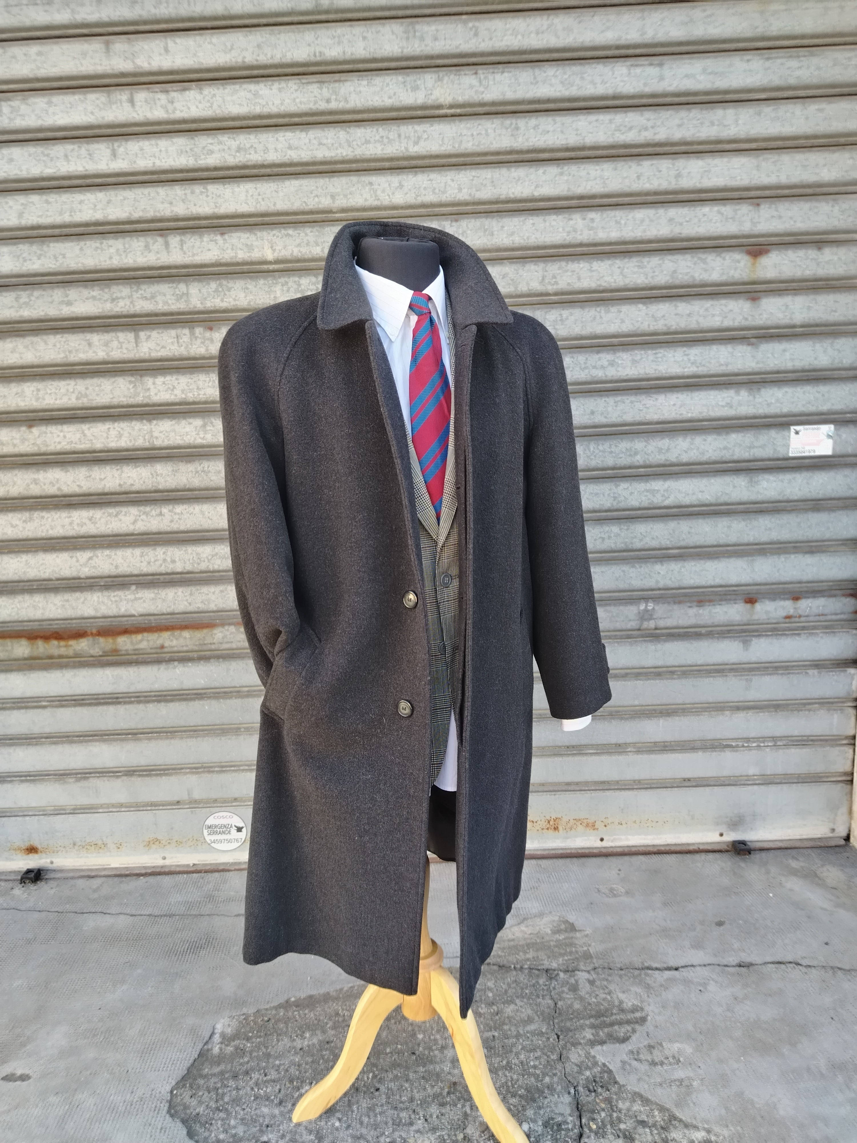 Cappotto anni 80' - Carcoat in lana e cashmere
