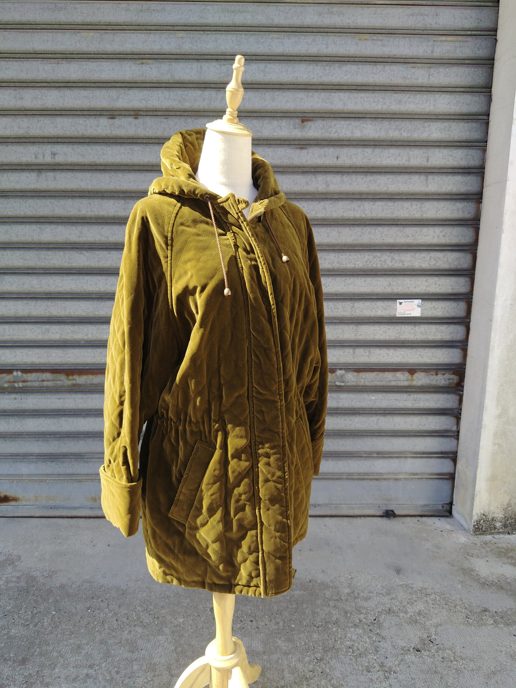 Parka invernale in velluto anni '80