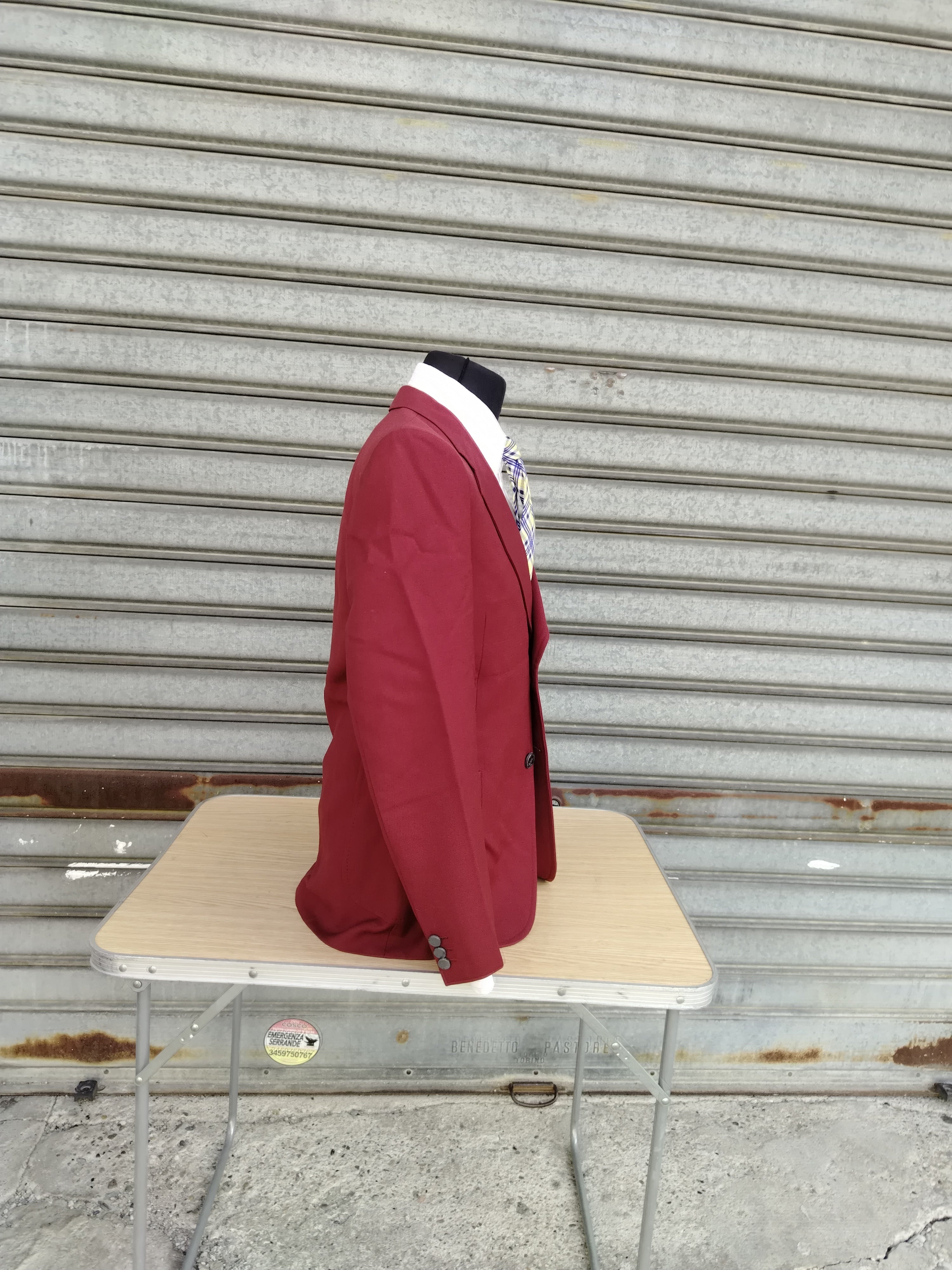Giacca rossa anni 70' - Blazer in lana