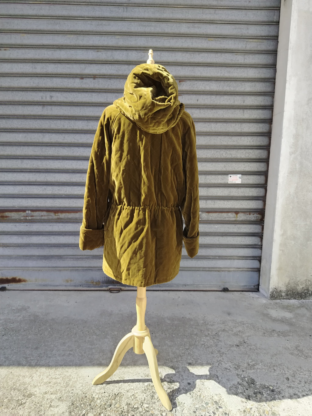 Parka invernale in velluto anni '80