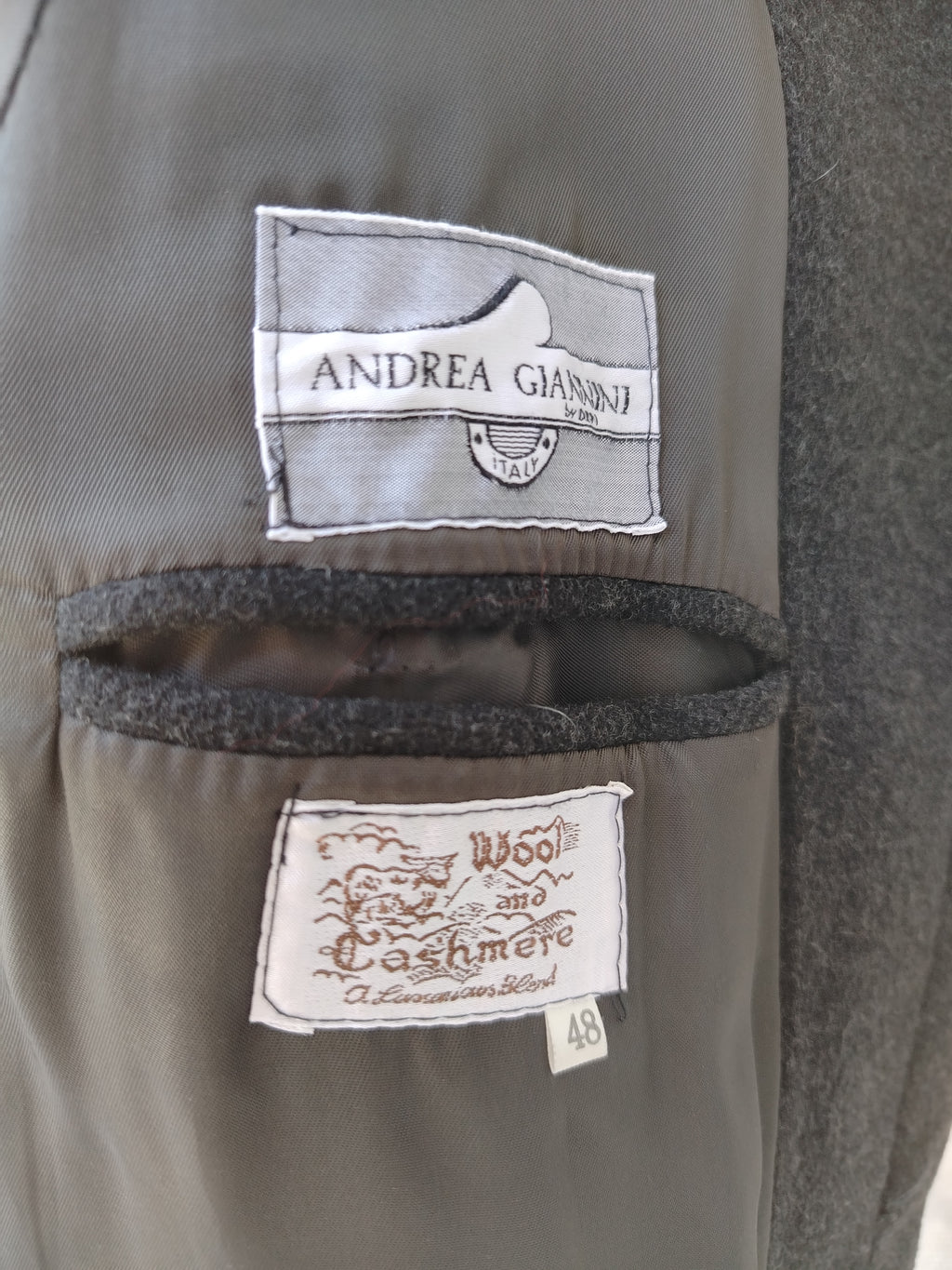 Cappotto anni 80' - Carcoat in lana e cashmere