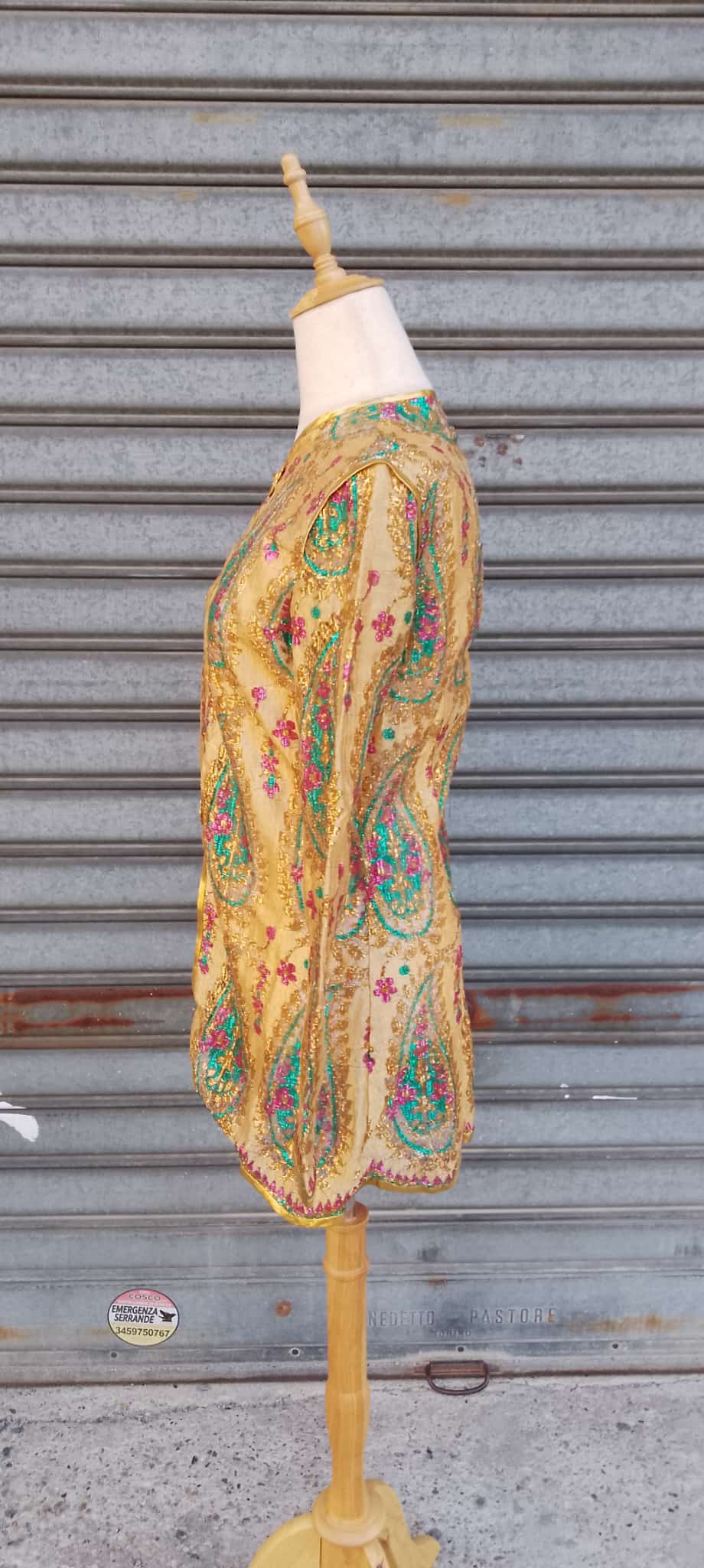 Giacchino in organza Paisley