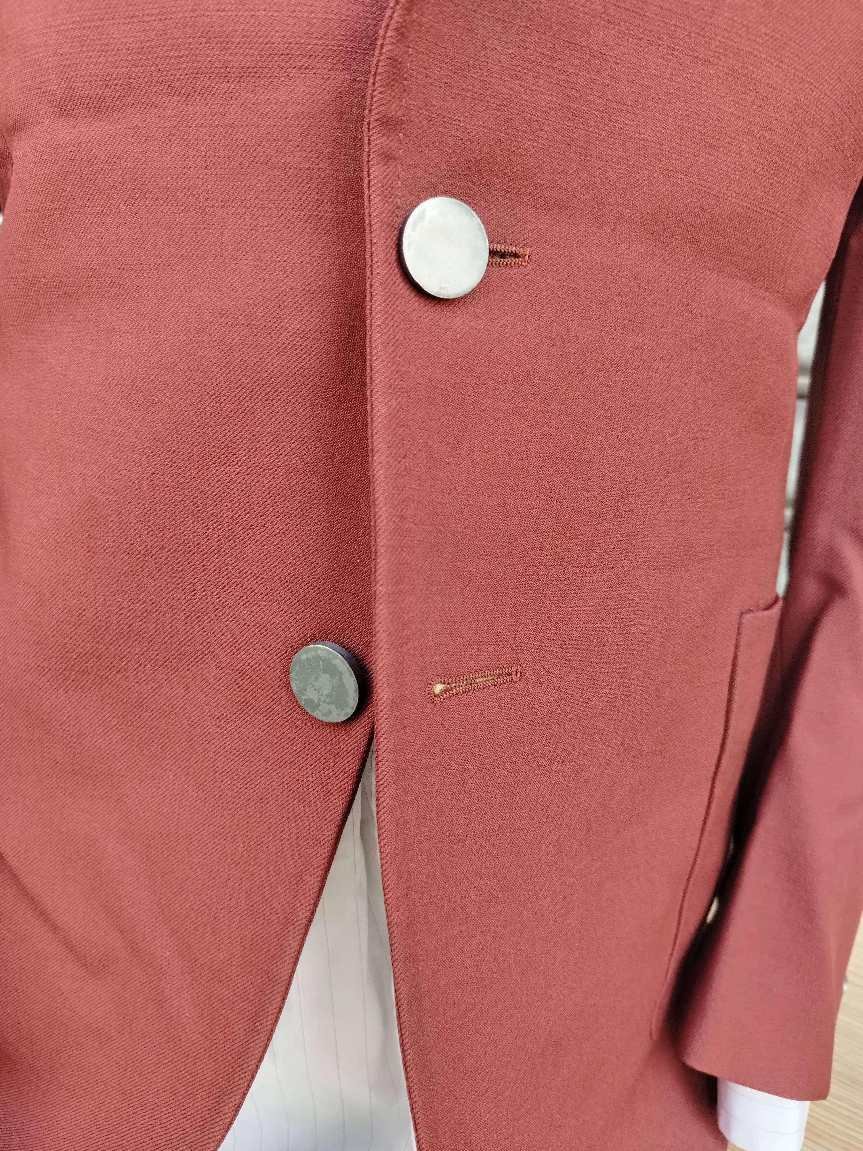 Giacca rossa anni 70' - Blazer in lana